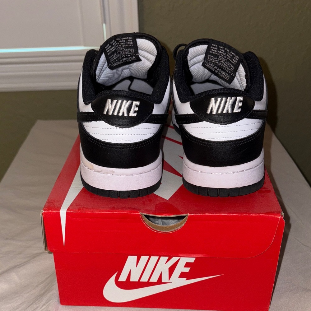 Nike Women’s Classic Black and White Panda Dunks - Picture 3 of 6